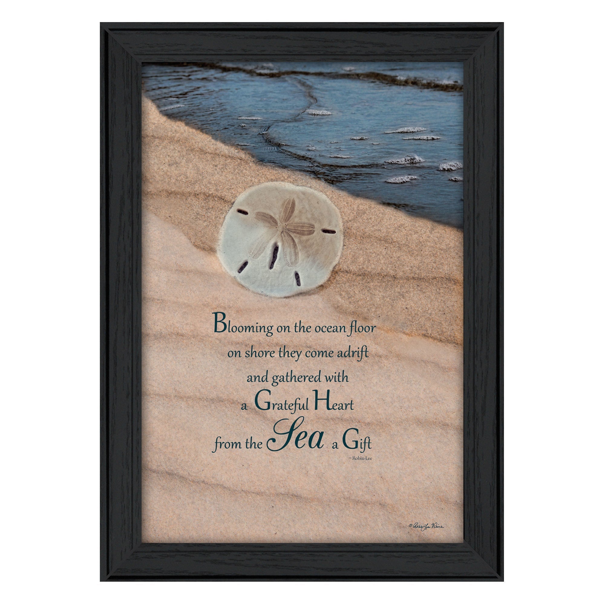 "A Gift" By Robin - Lee Vieira, Printed Wall Art, Ready To Hang Framed Poster, Black Frame - Rainbowbestdeals