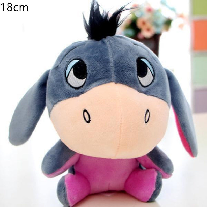 20cm Disney Doll Cute Pooh Bear Mickey Minnie Tigger Doll Little Donkey Pooh Pig Plush Toy Children's Birthday Christmas Gift