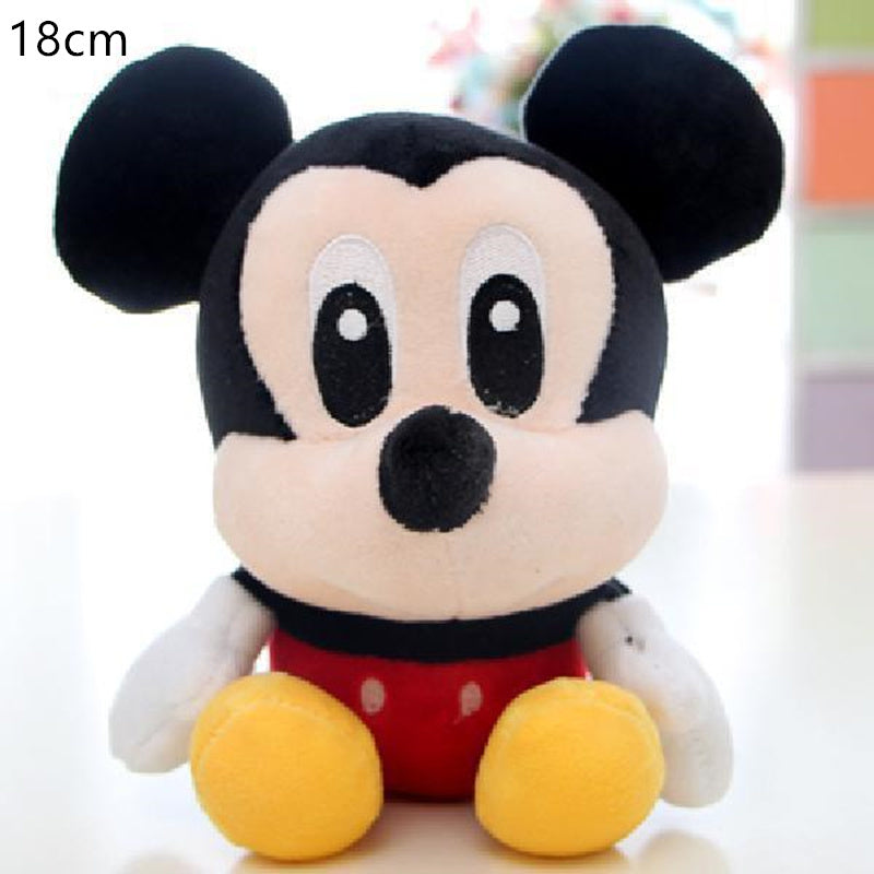 20cm Disney Doll Cute Pooh Bear Mickey Minnie Tigger Doll Little Donkey Pooh Pig Plush Toy Children's Birthday Christmas Gift