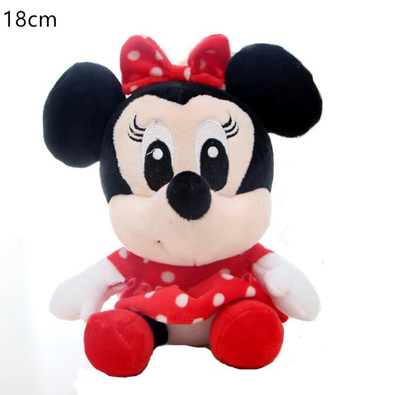 20cm Disney Doll Cute Pooh Bear Mickey Minnie Tigger Doll Little Donkey Pooh Pig Plush Toy Children's Birthday Christmas Gift