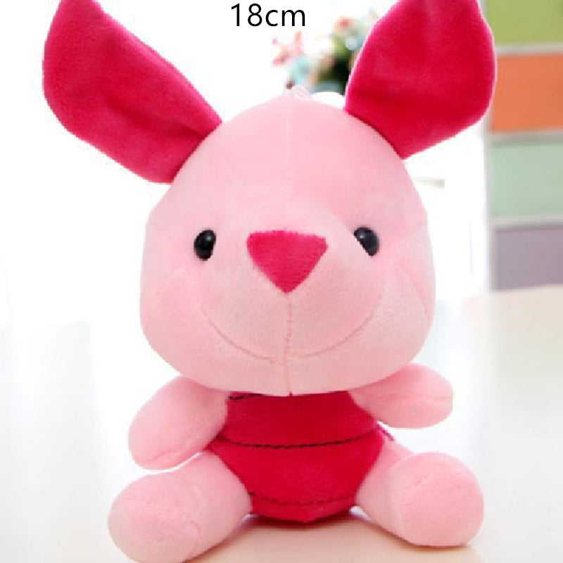20cm Disney Doll Cute Pooh Bear Mickey Minnie Tigger Doll Little Donkey Pooh Pig Plush Toy Children's Birthday Christmas Gift