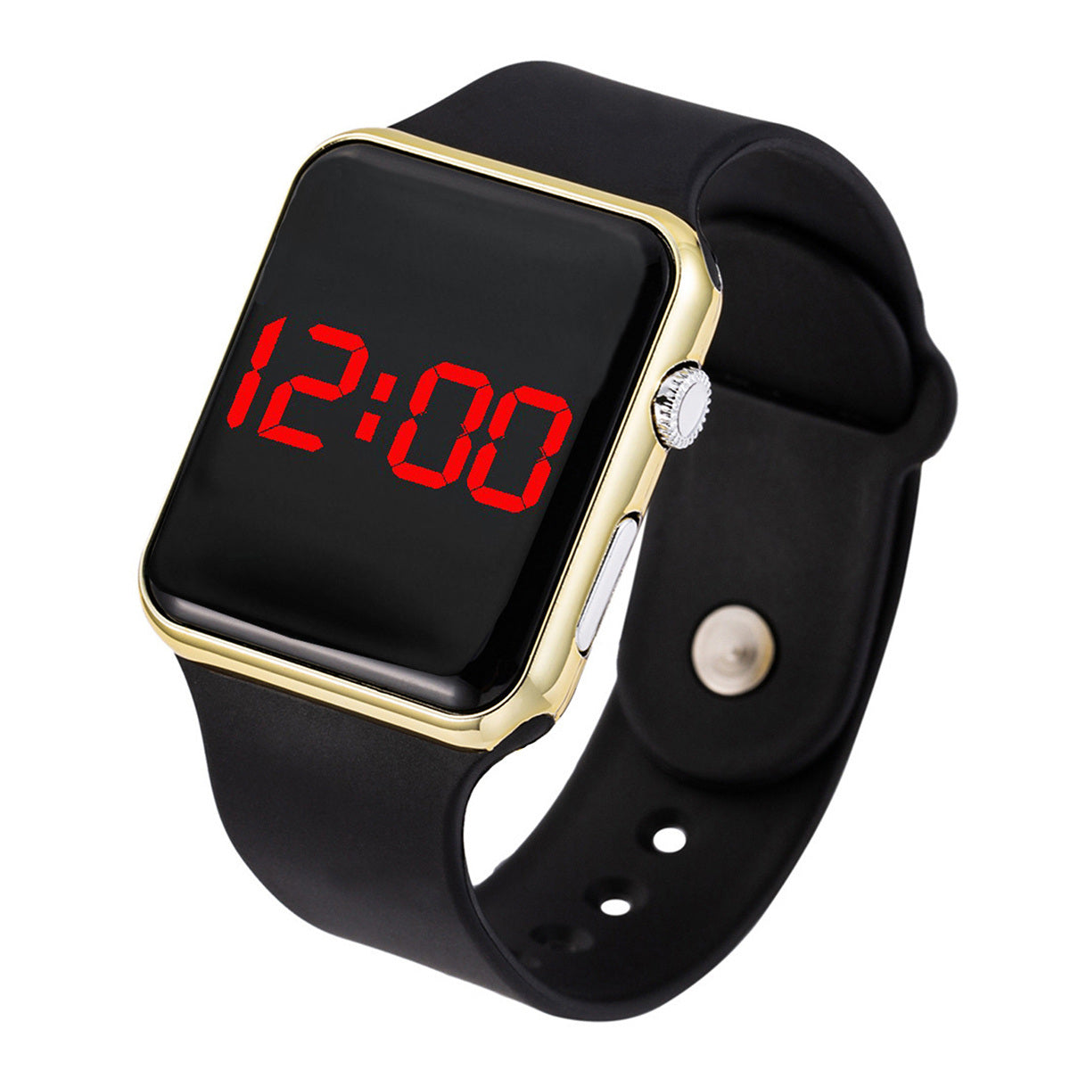 Unisex Digital Watch LED Screen Large Face Silicone Band Fancy Women Watches Jewelry Sophisticated And Stylish Women Watch