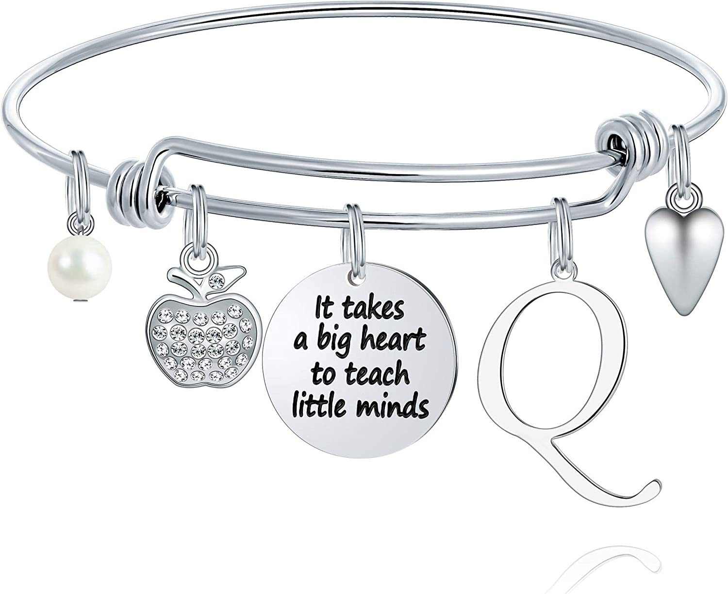 M MOOHAM Teacher Gifts for Women; Teacher Bracelet Teacher Appreciation Gifts End of Year Teacher Gifts for Teachers on Teachers Day