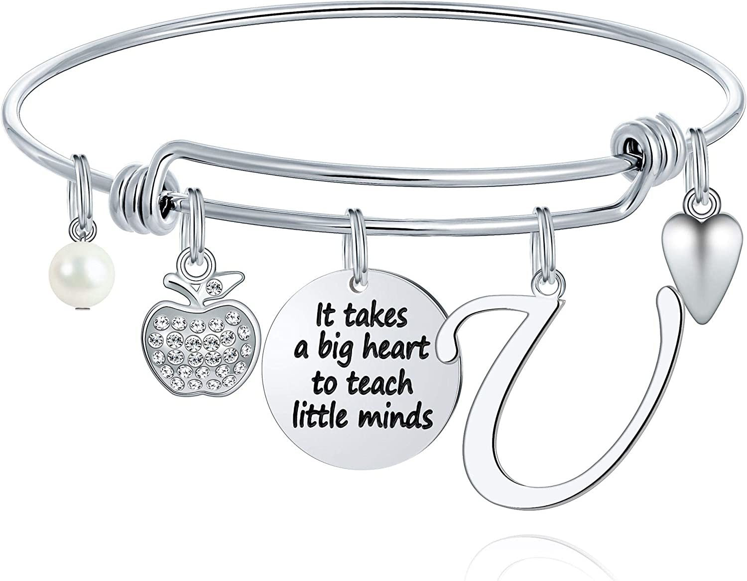 M MOOHAM Teacher Gifts for Women; Teacher Bracelet Teacher Appreciation Gifts End of Year Teacher Gifts for Teachers on Teachers Day