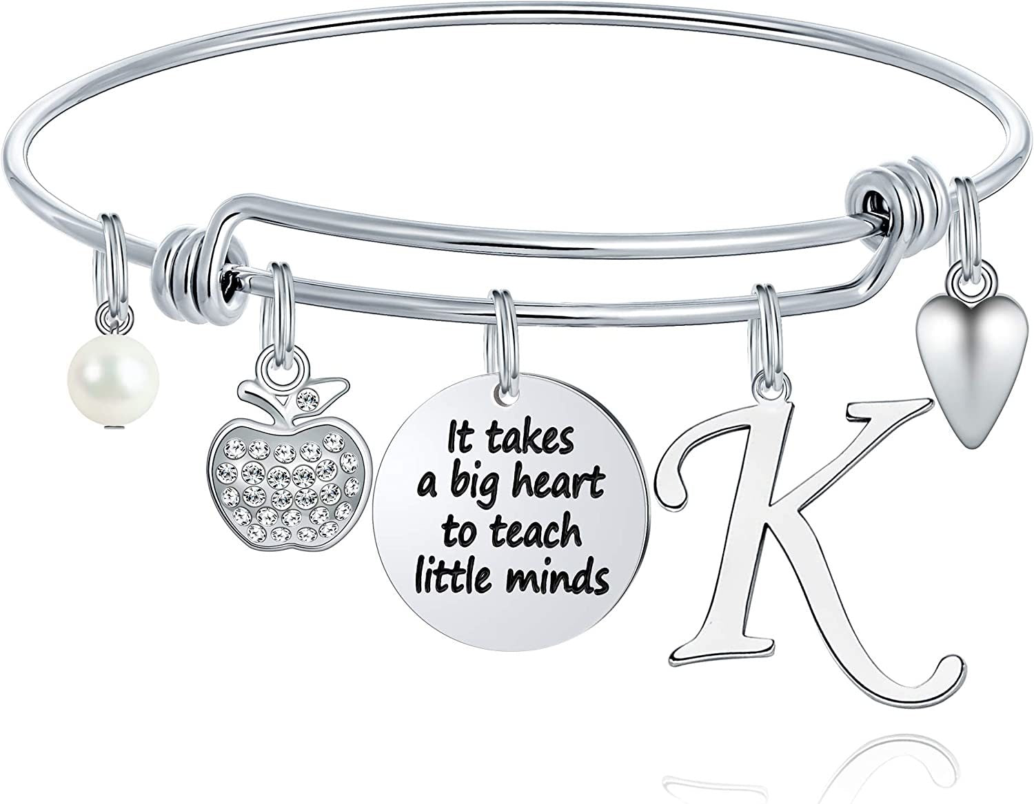 M MOOHAM Teacher Gifts for Women; Teacher Bracelet Teacher Appreciation Gifts End of Year Teacher Gifts for Teachers on Teachers Day