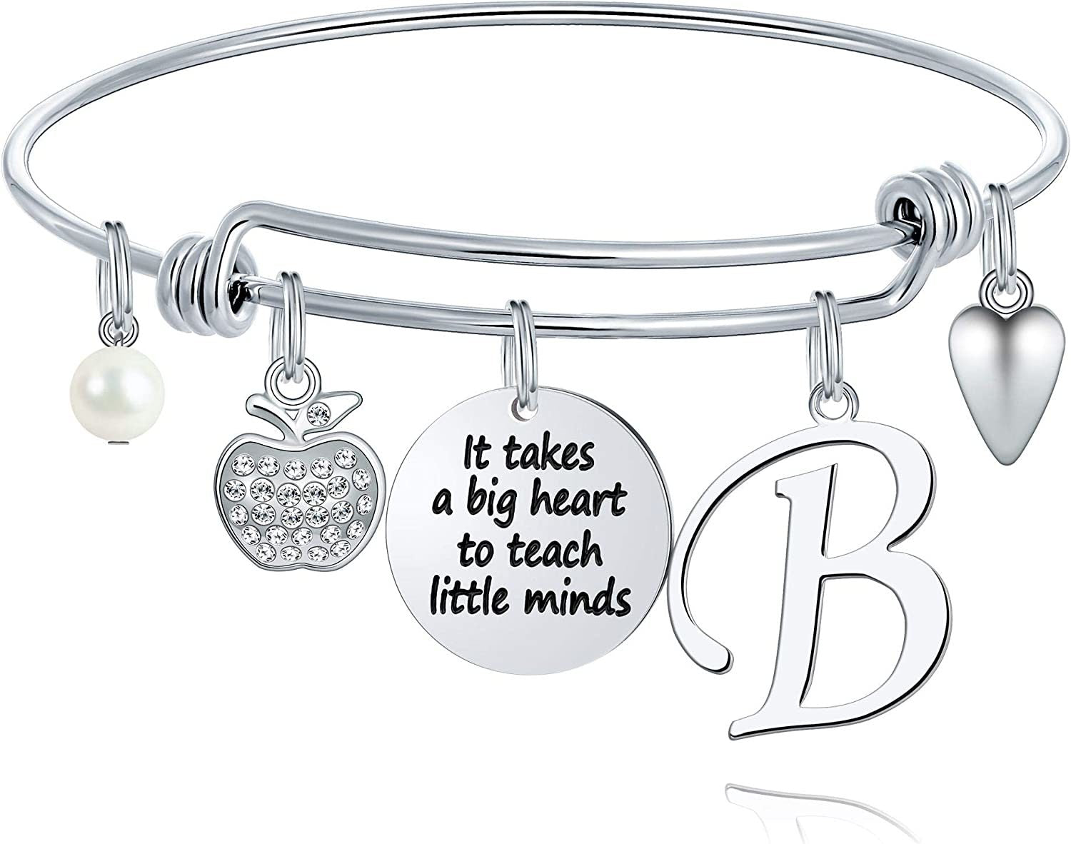 M MOOHAM Teacher Gifts for Women; Teacher Bracelet Teacher Appreciation Gifts End of Year Teacher Gifts for Teachers on Teachers Day
