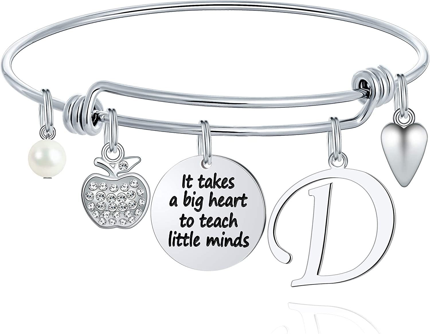 M MOOHAM Teacher Gifts for Women; Teacher Bracelet Teacher Appreciation Gifts End of Year Teacher Gifts for Teachers on Teachers Day