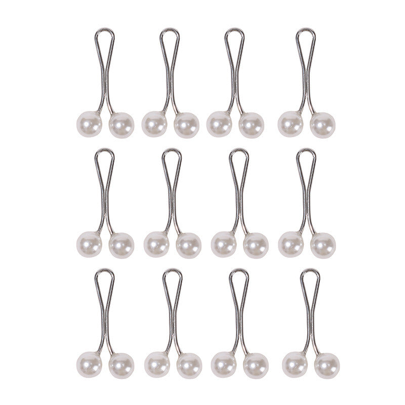 Ladies U-Stitch Pearl Clip Scarf Accessories