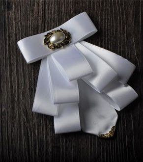 Gold Covered Corner Multilayer Bow Tie