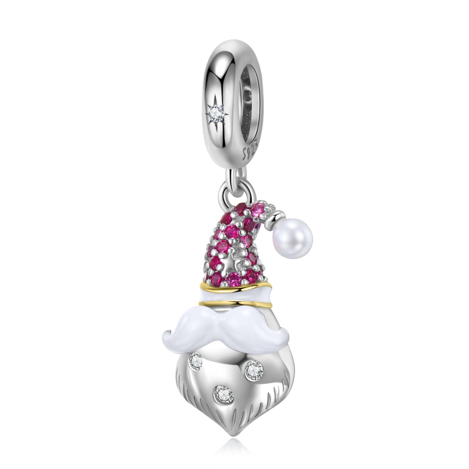 Christmas Collection Beaded Pendant S925 Sterling Silver