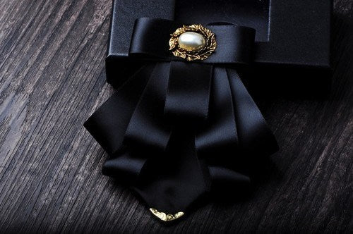 Gold Covered Corner Multilayer Bow Tie