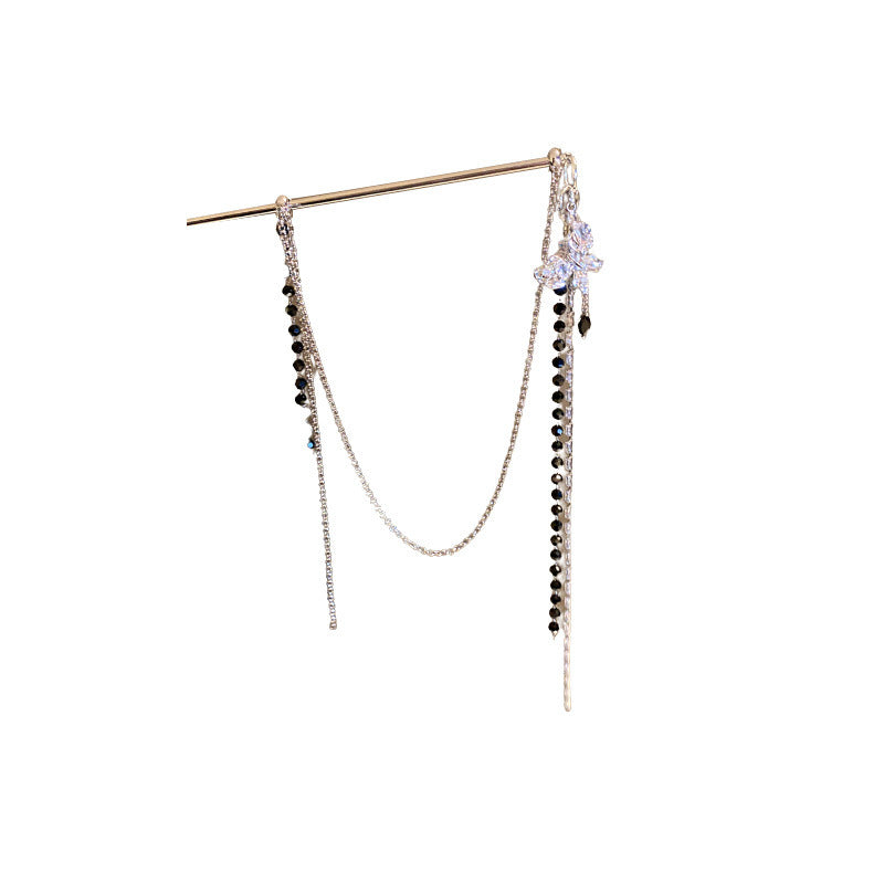 Cold Butterfly Diamond Crystal Hairpin Personality