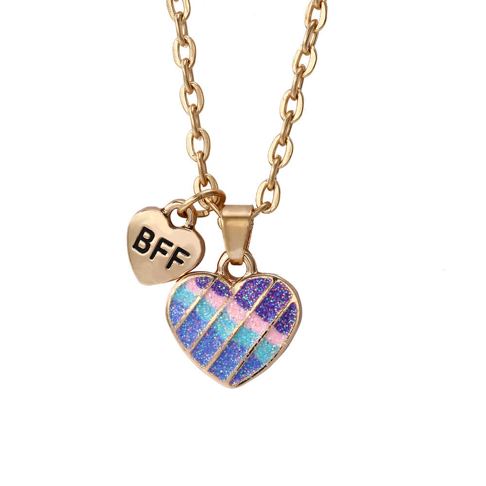 Letter BFF Good Friend Love Necklace