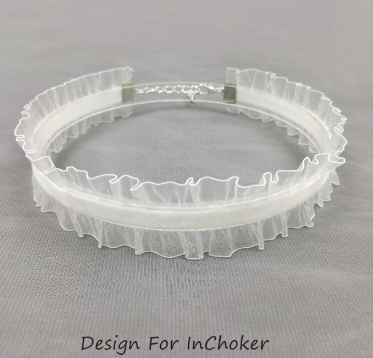 Gothic Features Multi-layered Crystal Lace Necklace