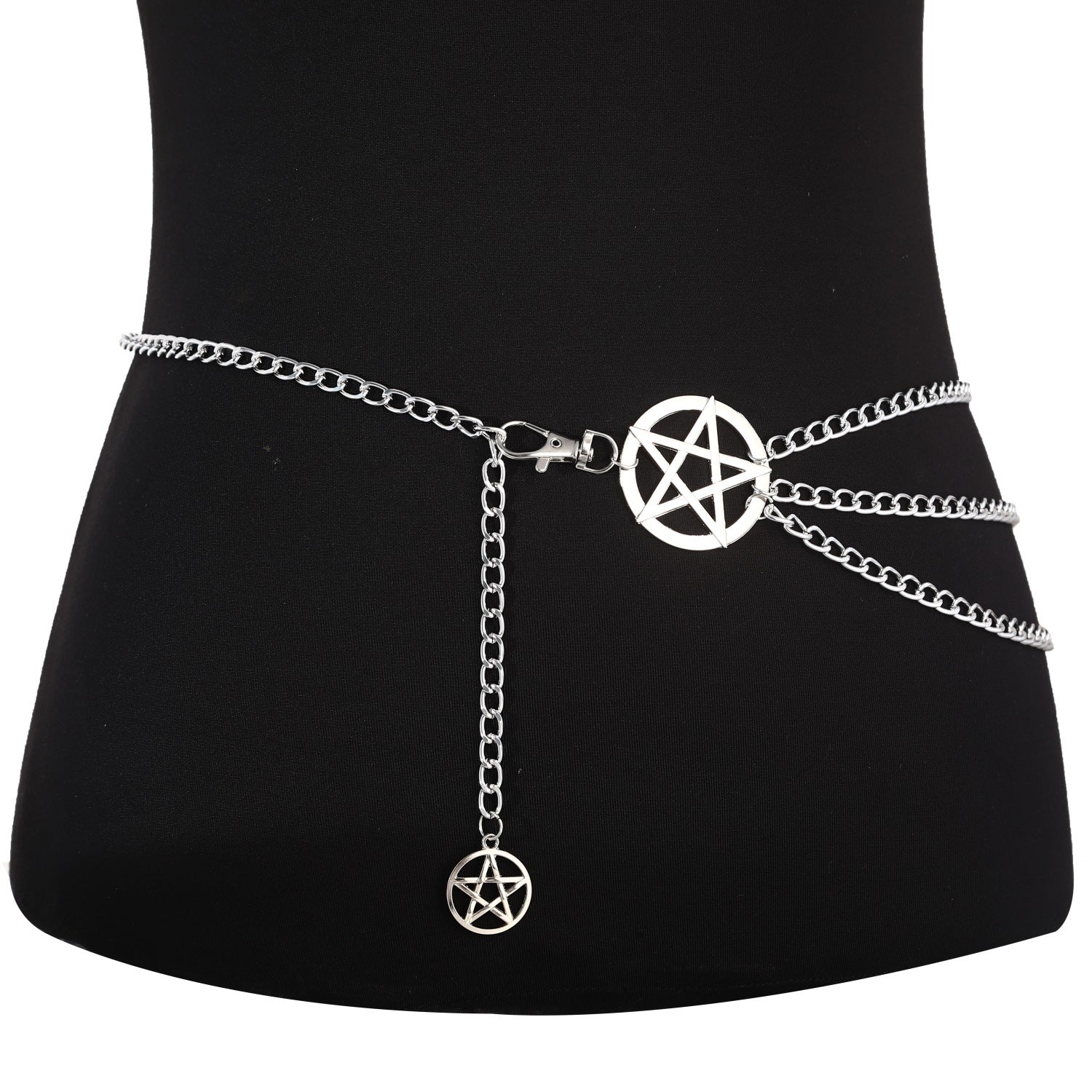 Alloy Five-star Waist Chain Is Versatile And Non Mainstream
