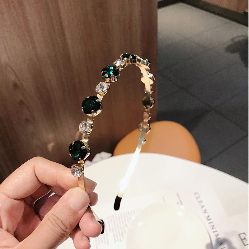 Hair Accessories Headband Temperament Rhinestone Fine Sweet Crystal