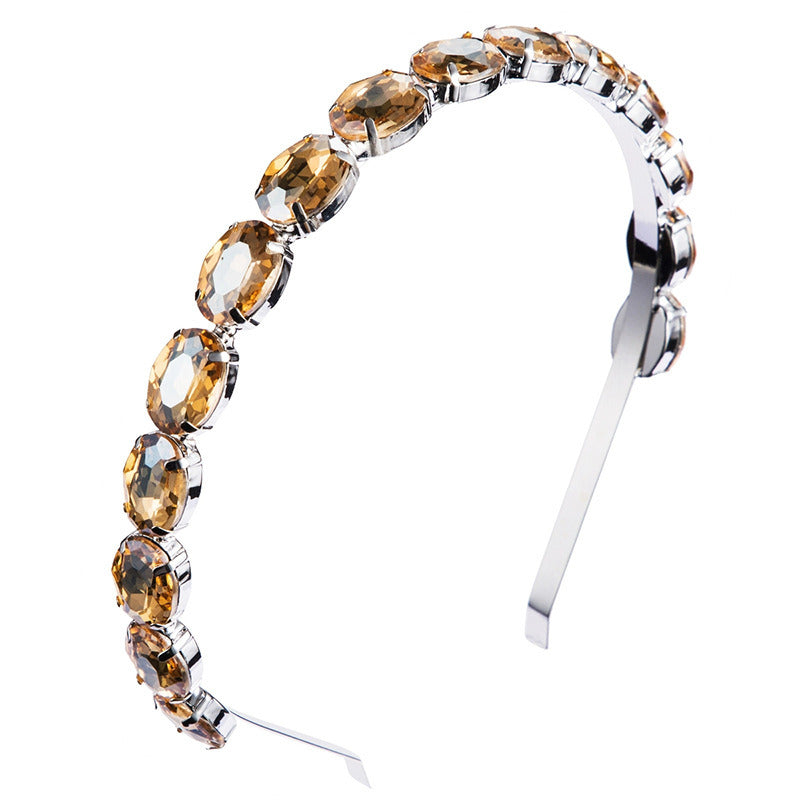 Hair Accessories Headband Temperament Rhinestone Fine Sweet Crystal