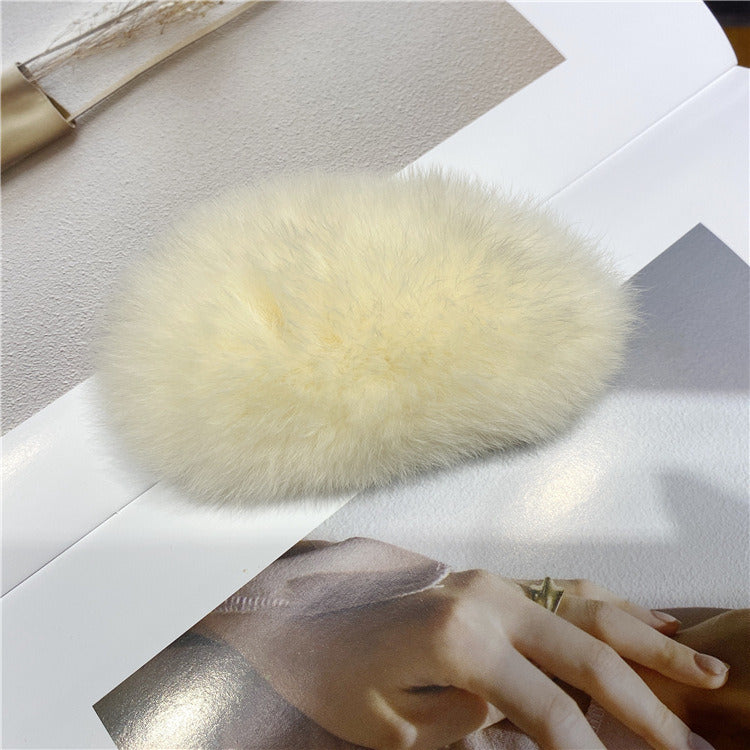 Korea Real Otter Hair Hair Clip Female