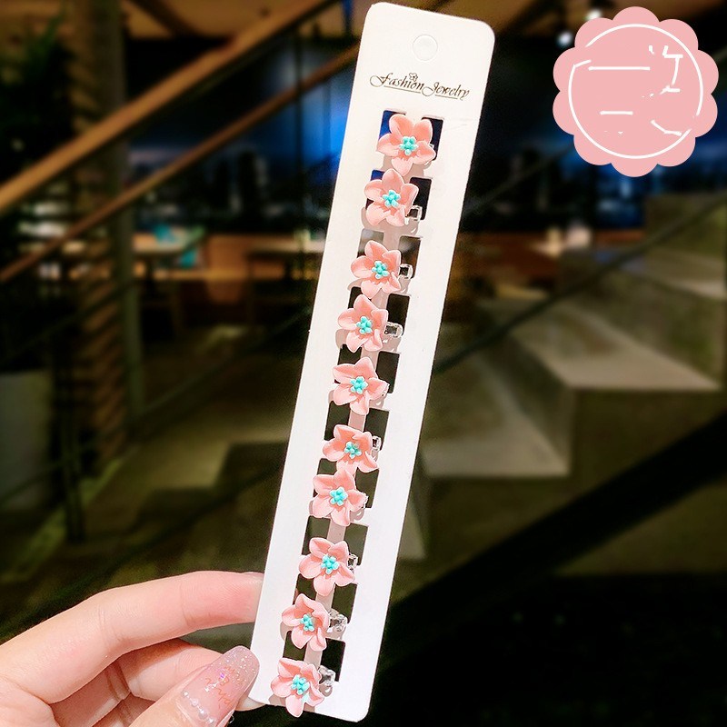 Young Girls Cute Hair Clip Princess Super Fairy Bean Buckle