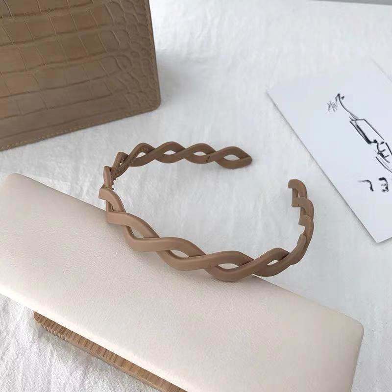 New Minimalistic Headdress Candy Color Plastic Headband