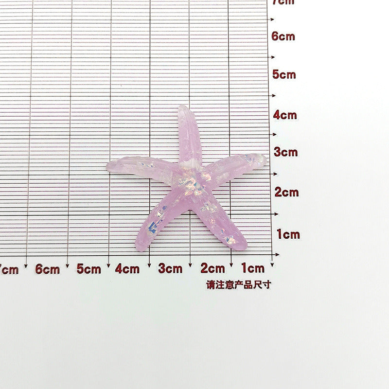 Handmade Diy Cream Glue Phone Case Marine Resin Accessories Starfish
