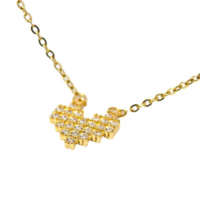 Love Pendant Short Clavicle Chain