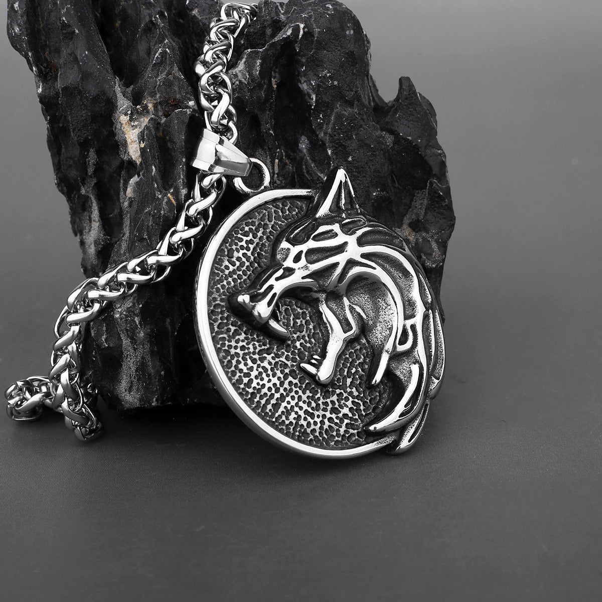 Men's Fashion Hip Hop Stainless Steel Pendant Necklace