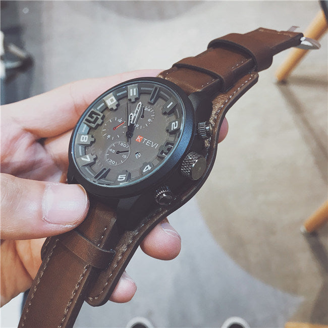 Trendy Korean Style Personality Sports Watch Men
