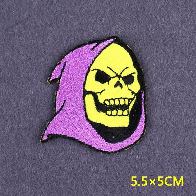 DIY Horror Badges On Backpack Punk Iron On Embroidered Patch