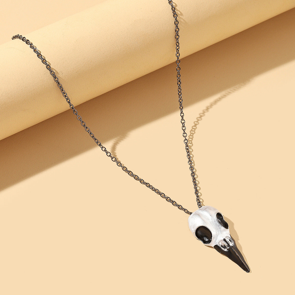 Retro Personalized Skull Crow Head Clavicle Chain Men's Pendant Accessories