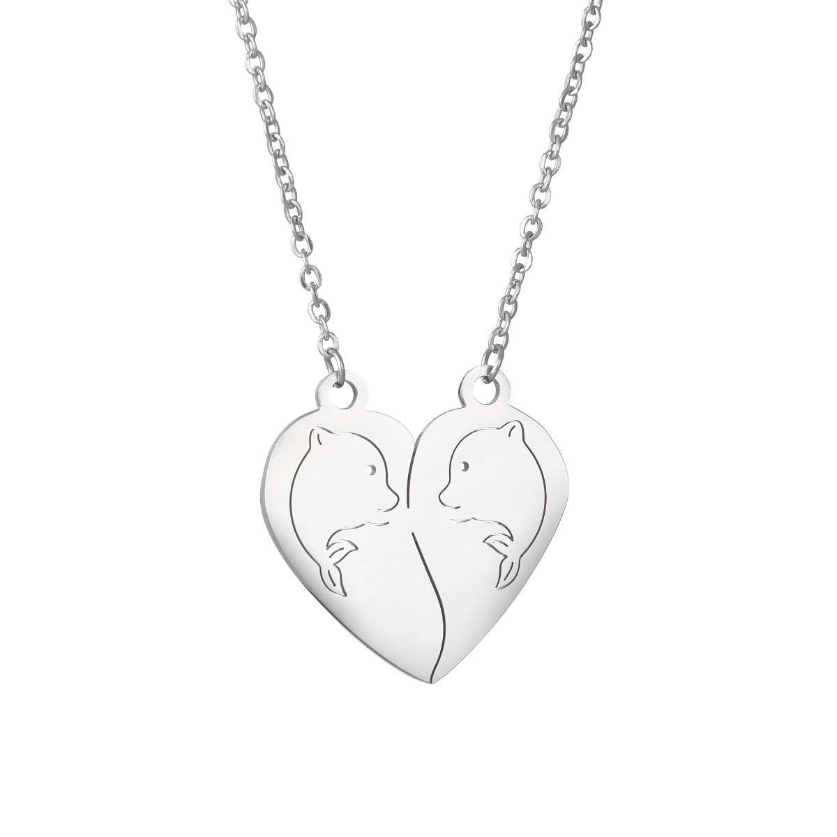 Popular New Couple Necklace Love Double Spell