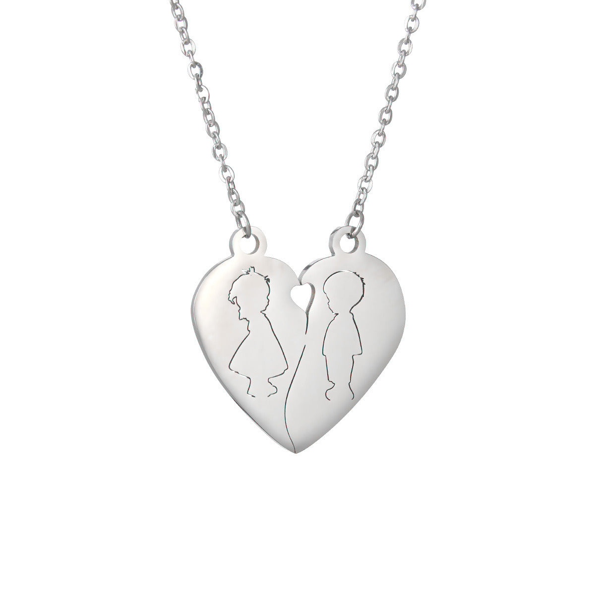 Popular New Couple Necklace Love Double Spell
