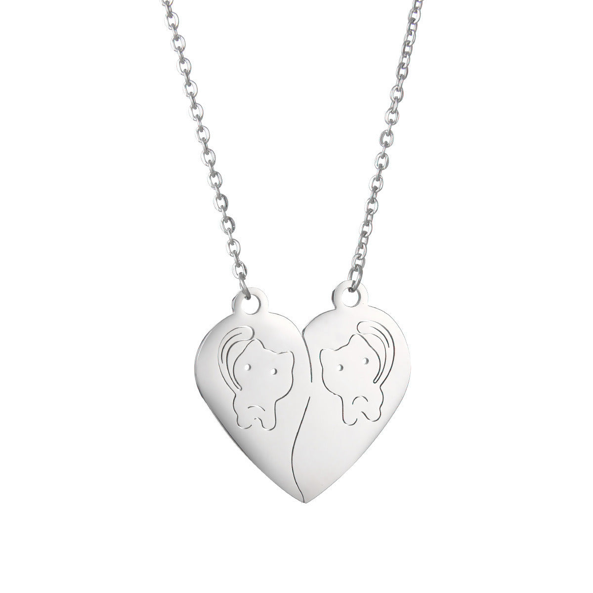 Popular New Couple Necklace Love Double Spell