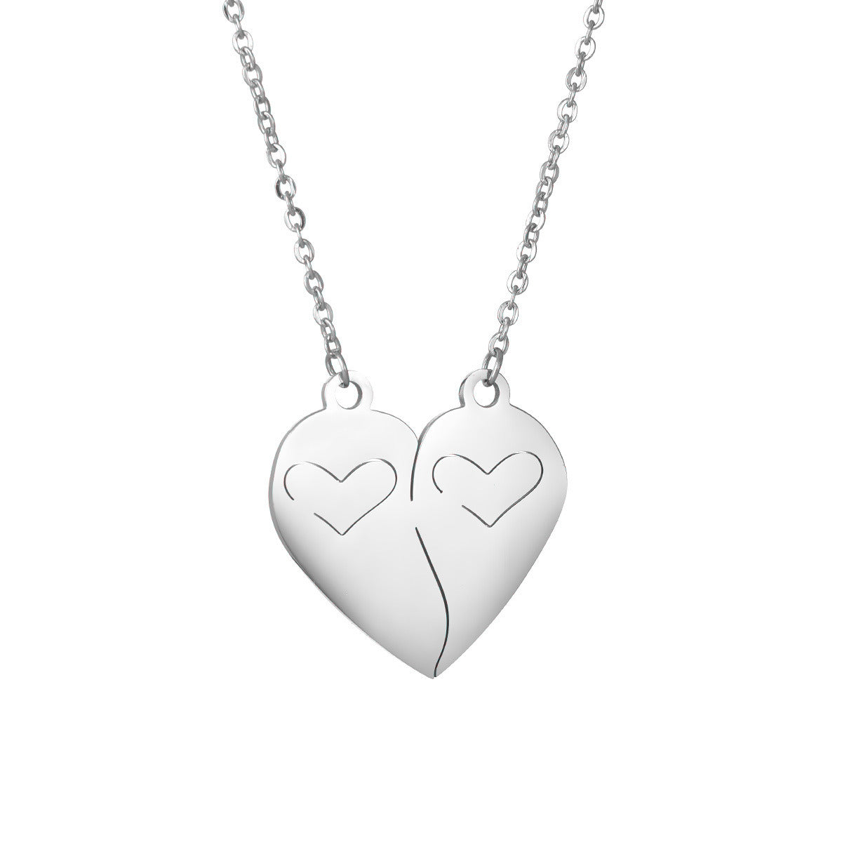 Popular New Couple Necklace Love Double Spell