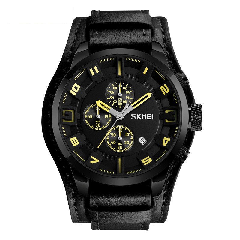 Fashion Men's Waterproof Business Quartz Multi-function Sports Watch