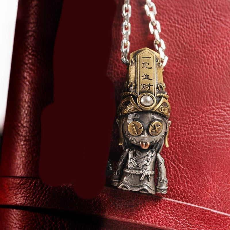 Black And White Impermanence Pendant Decoration Personality Retro