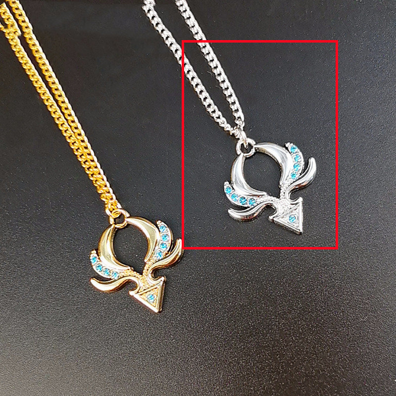 Eye Of God GenshinImpact Metal Necklace Keychain Pendant