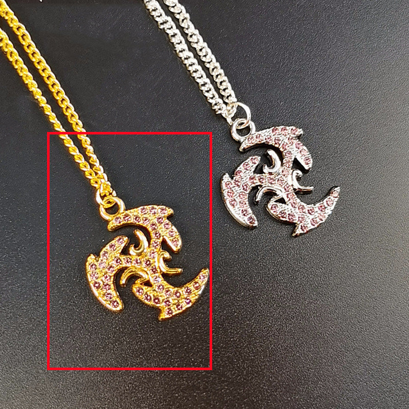 Eye Of God GenshinImpact Metal Necklace Keychain Pendant