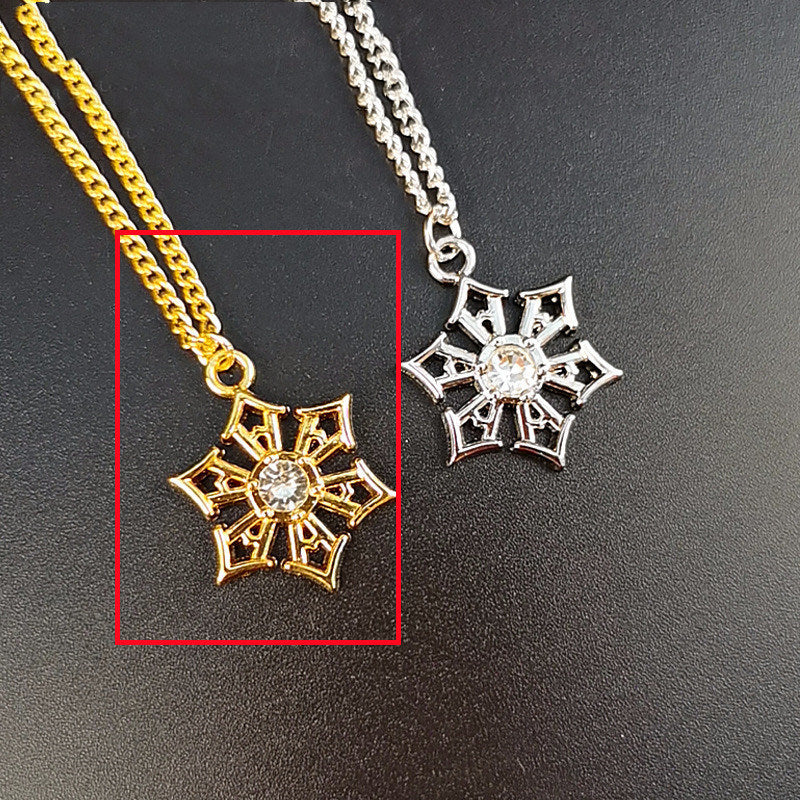 Eye Of God GenshinImpact Metal Necklace Keychain Pendant