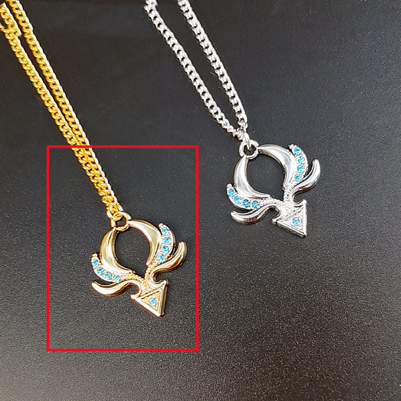 Eye Of God GenshinImpact Metal Necklace Keychain Pendant
