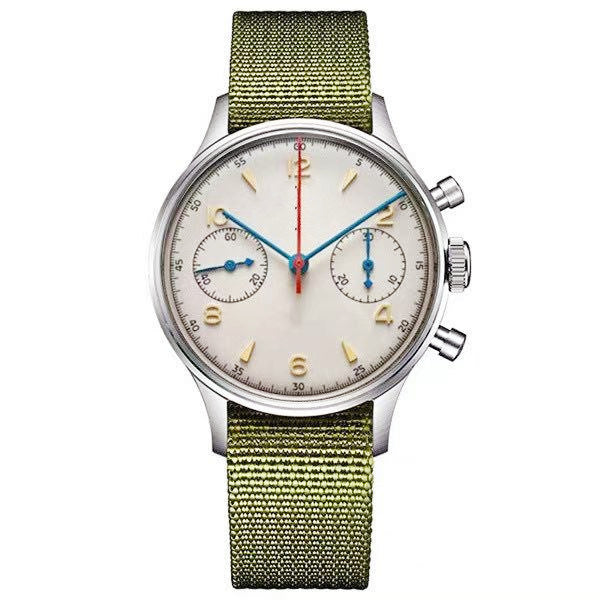 Pot Glass 5 Hand Multifunction Atmospheric Quartz Watch