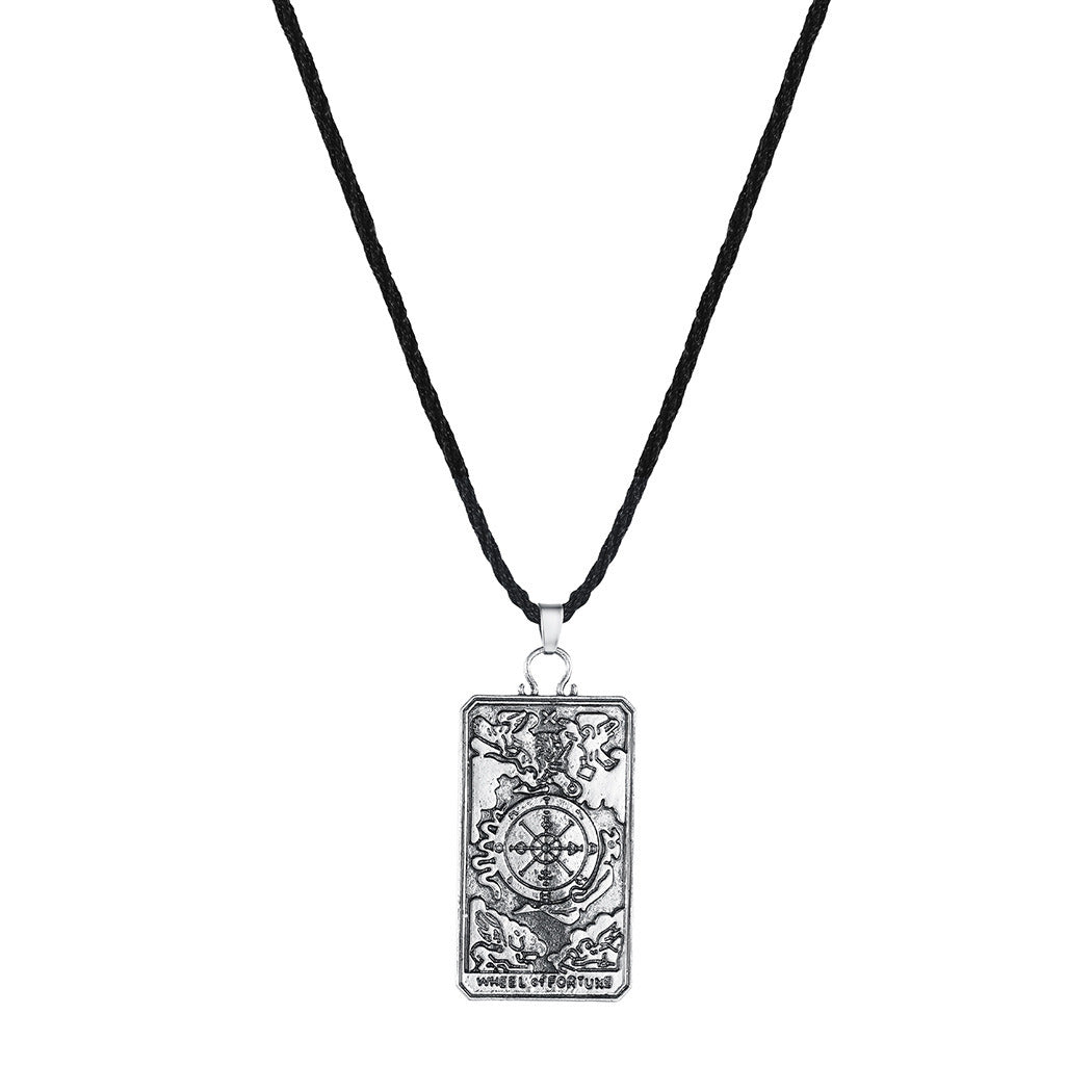 European And American New Compass Pendant Necklace For Men And Women