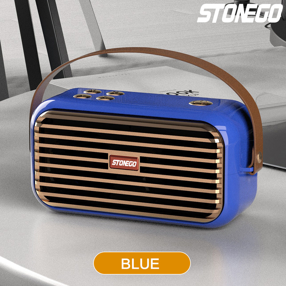 Wireless Bluetooth Speaker with Stereo Sound; Extended Bass and Treble; TWS Bluetooth 5.0 TF Card & USB & AUX Audio Input