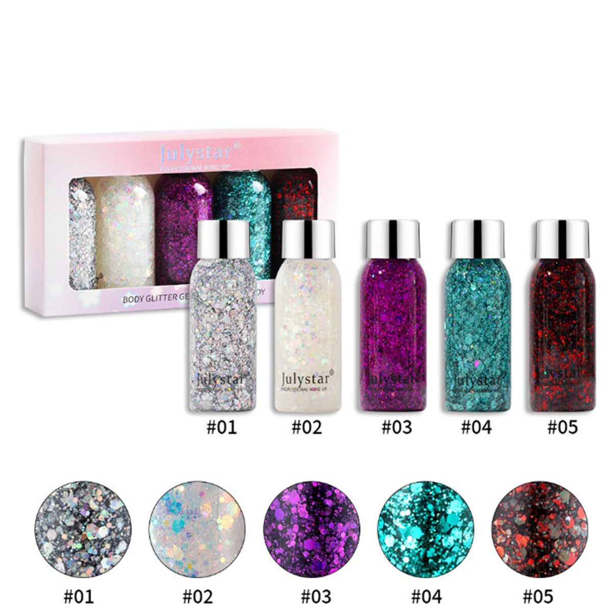 Glitter Eyeshadow Liquid Shiny Liquid Eyeshadow Liquid Eyeliner Set