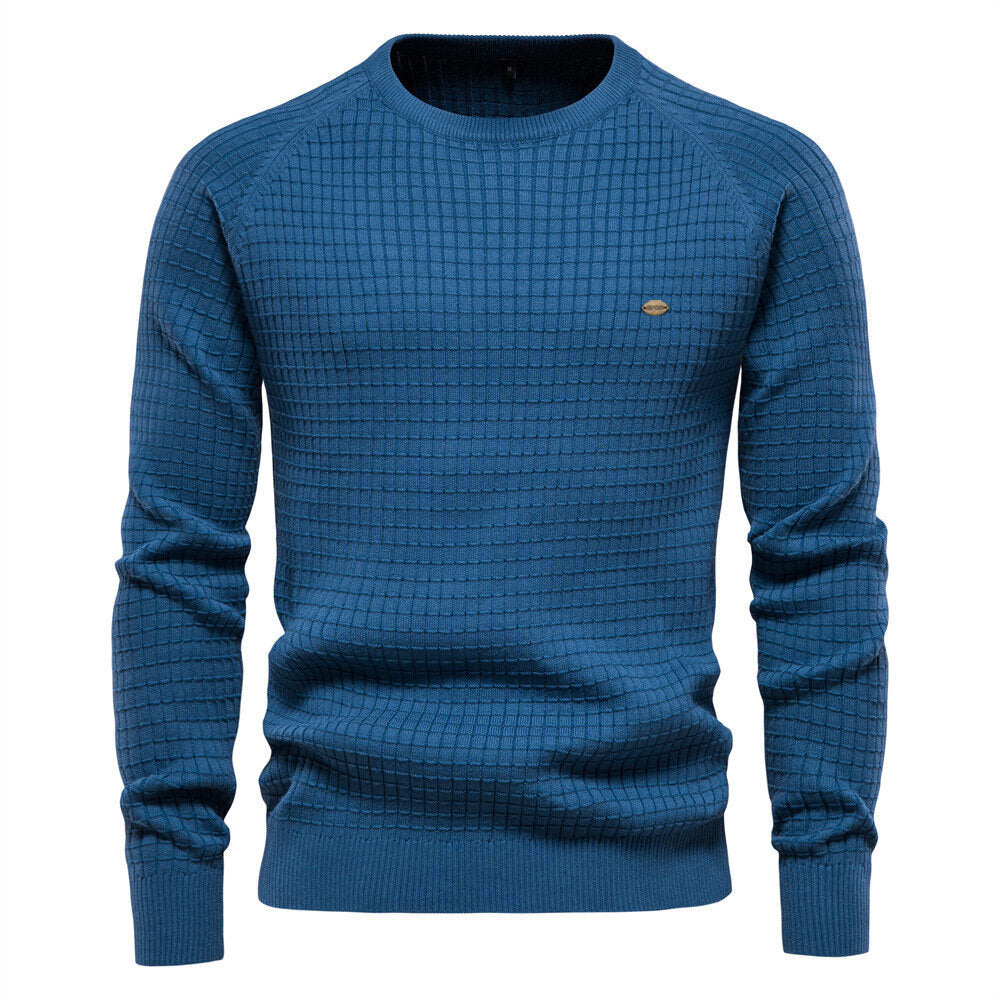 Men's Casual Solid Color Sweater Pullover