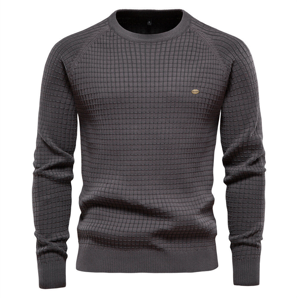 Men's Casual Solid Color Sweater Pullover