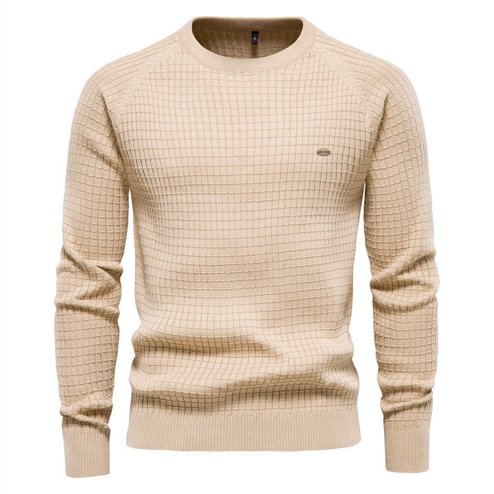 Men's Casual Solid Color Sweater Pullover