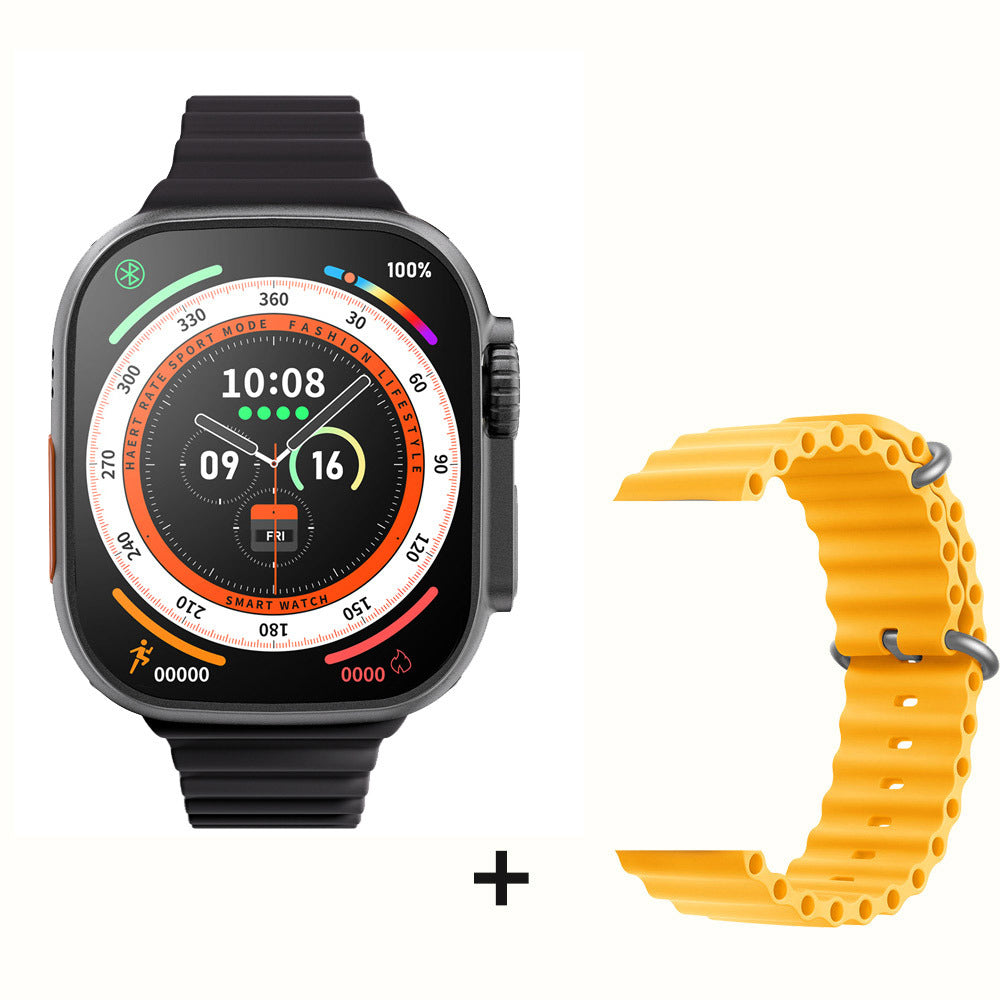 DaTeoy ZD8 Ultra Smart Watch Series 8 49mm Titanium Alloy Body 2.0" Retina Screen BT Call NFC ECG IP68 Waterproof Smartwatch Men