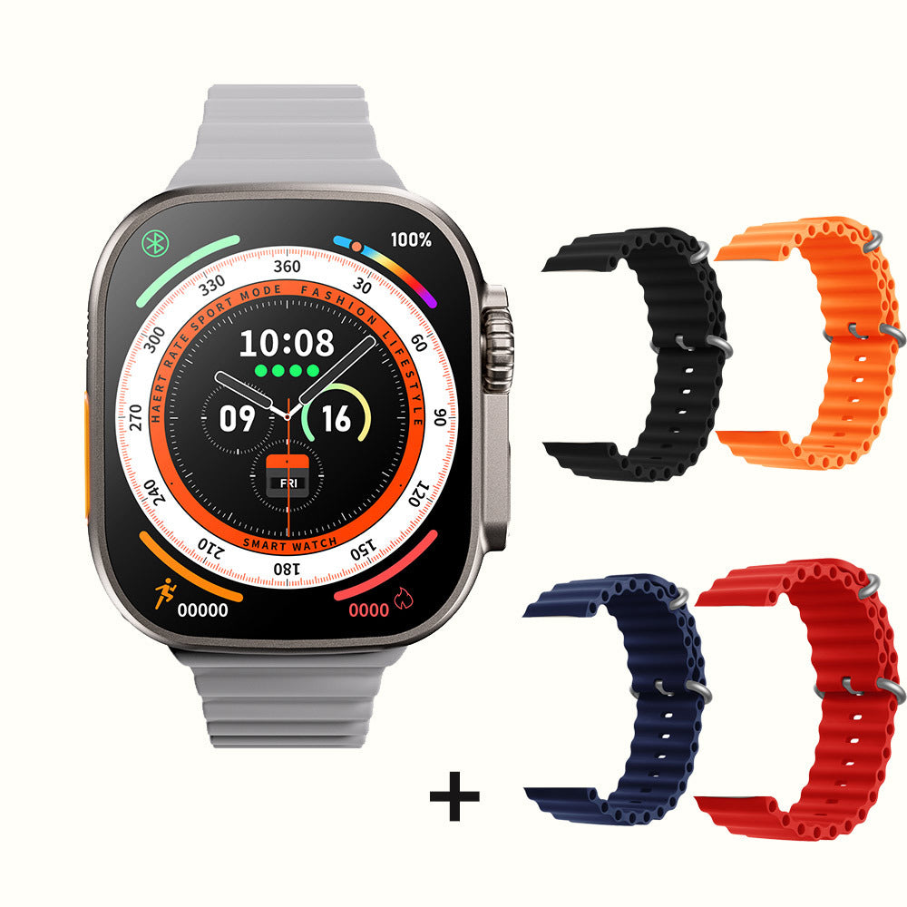 DaTeoy ZD8 Ultra Smart Watch Series 8 49mm Titanium Alloy Body 2.0" Retina Screen BT Call NFC ECG IP68 Waterproof Smartwatch Men