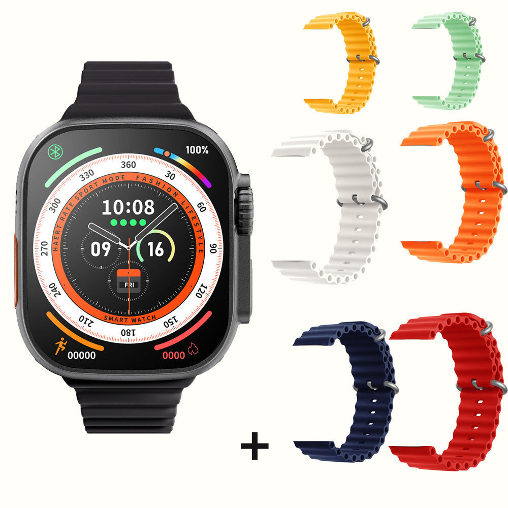 DaTeoy ZD8 Ultra Smart Watch Series 8 49mm Titanium Alloy Body 2.0" Retina Screen BT Call NFC ECG IP68 Waterproof Smartwatch Men